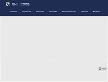 Tablet Screenshot of gni.com.ar